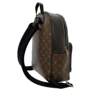 Louis Vuitton Backpack Josh Monogram Bag Brown Macassar Daypack Rucksack Black